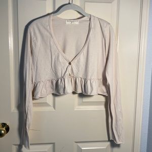 Urban outfitters crop top long sleeve size s